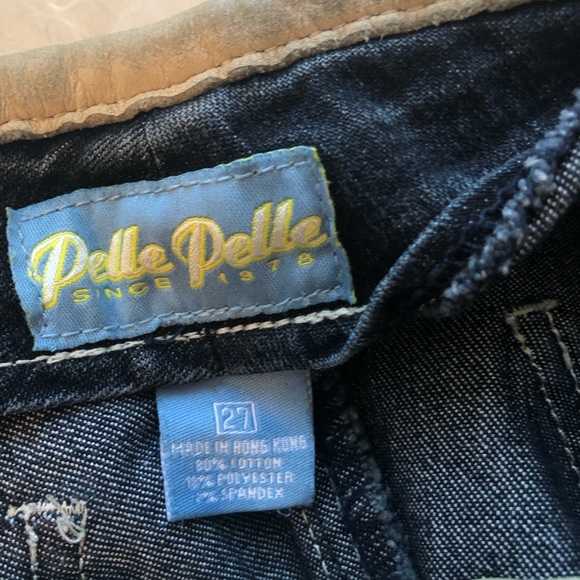 GC Vintage Rare Pelle Pelle womens dark denim jeans in SZ 27!! - Picture 7 of 9